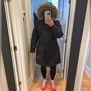 BRAND NEW L.L. Bean Black Insulated TEK Parka